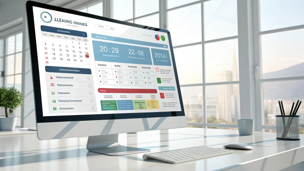 ZenMaid software dashboard showing cleaning business scheduling and appointments