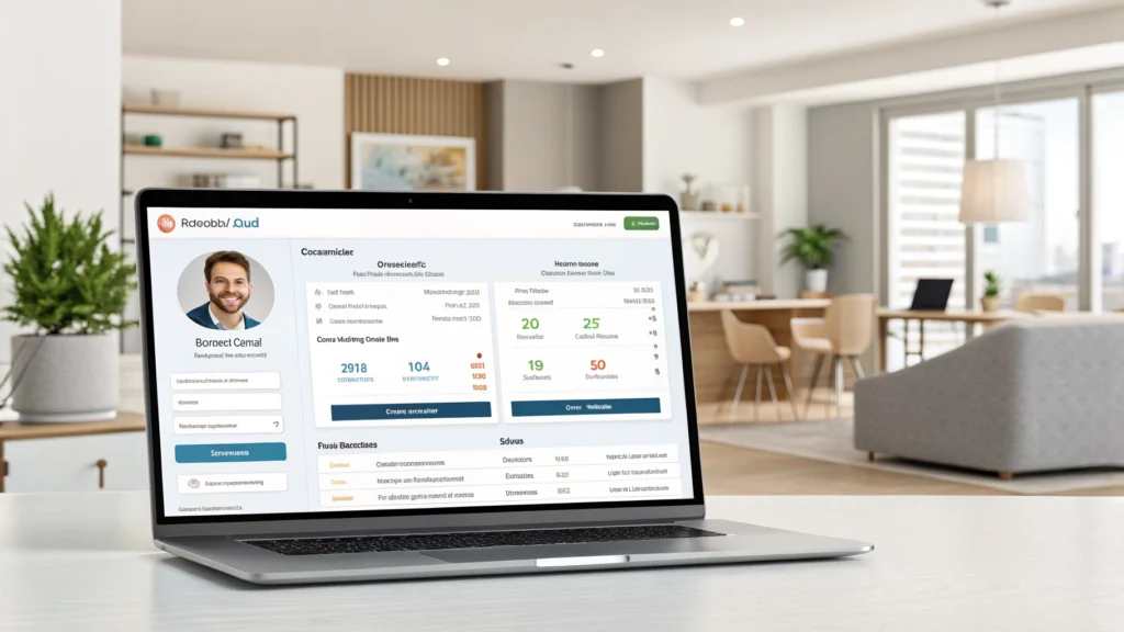 Housecall Pro software interface showing customer management and dispatching